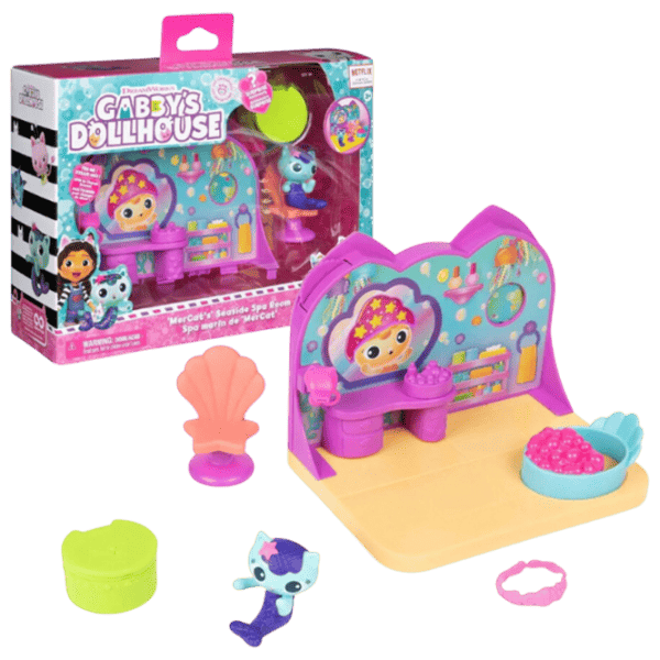 Figurine Spin Master Gabby's Dollhouse MerCat's Seaside Spa Room 3+ / Pink photo 1