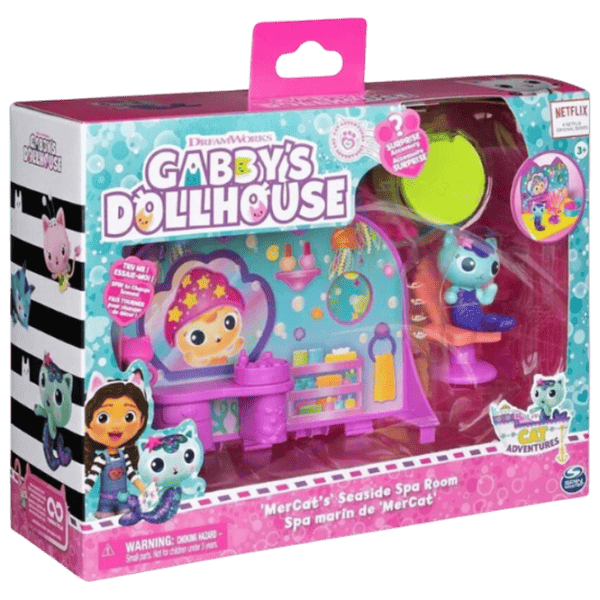 Figurine Spin Master Gabby's Dollhouse MerCat's Seaside Spa Room 3+ / Pink photo 3