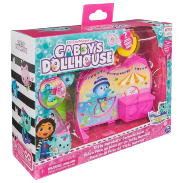 Фигурки Spin Master Gabby's Dollhouse Kitty Narwhal’s Carnival Room 3+ / Розовый photo 6