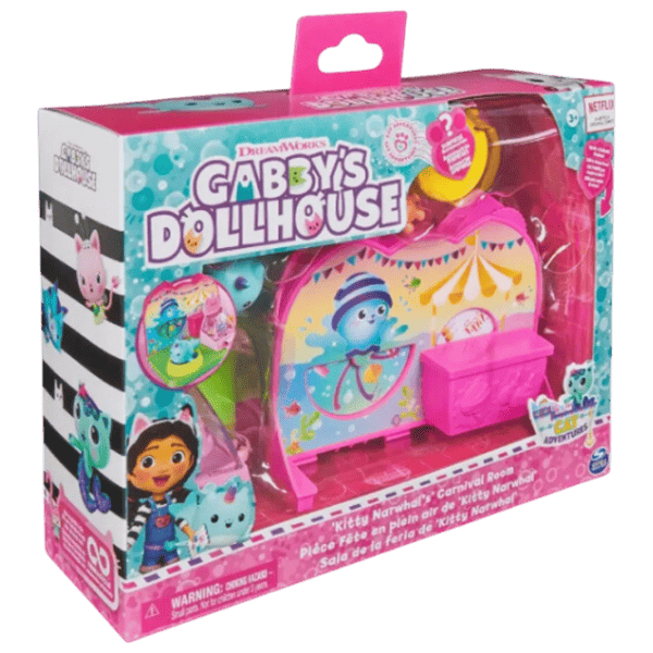 Фигурки Spin Master Gabby's Dollhouse Kitty Narwhal’s Carnival Room 3+ / Розовый photo 6