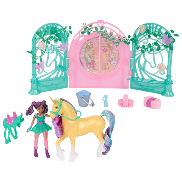 Фигурки Spin Master Unicorn Academy Ava & Leaf Magical Stable Playset 4+ / Зеленый photo 2