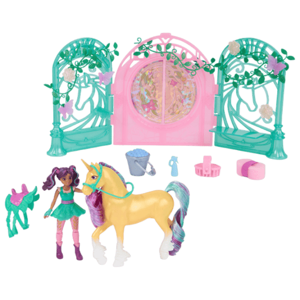 Фигурки Spin Master Unicorn Academy Ava & Leaf Magical Stable Playset 4+ / Зеленый photo 2
