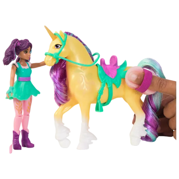Фигурки Spin Master Unicorn Academy Ava & Leaf Magical Stable Playset 4+ / Зеленый photo 3