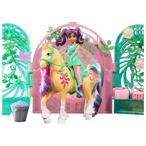 Фигурки Spin Master Unicorn Academy Ava & Leaf Magical Stable Playset 4+ / Зеленый photo 6