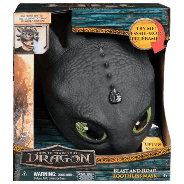Jucărie interactivă Spin Master DreamWorks Dragons Toothless Interactive Mask 5+ / Black photo 6