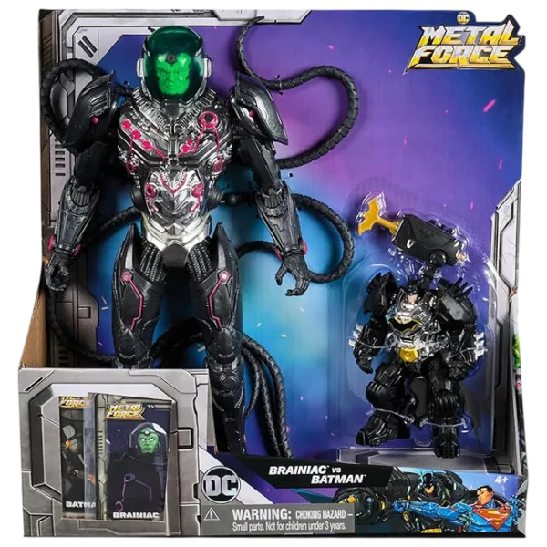 Figurine Spin Master DC Metal Force Brainiac vs. Batman Battle Pack 4+ / Black photo 7