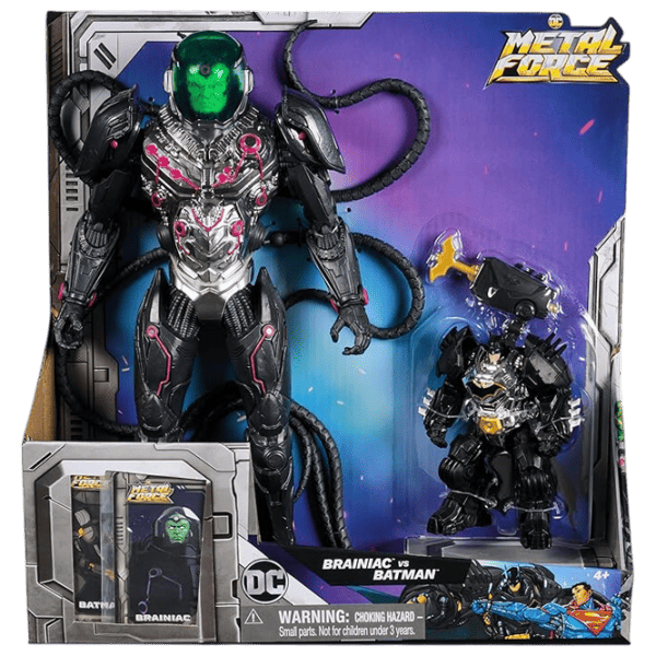 Figurine Spin Master DC Metal Force Brainiac vs. Batman Battle Pack 4+ / Black photo 7