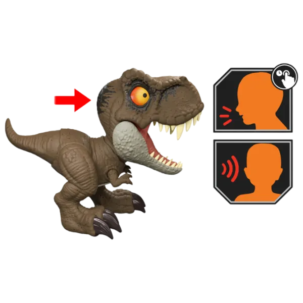 Фигурка Mattel Jurassic World Dominion Thrash ‘N Devour Tyrannosaurus Rex 4+ / Коричневый photo 4