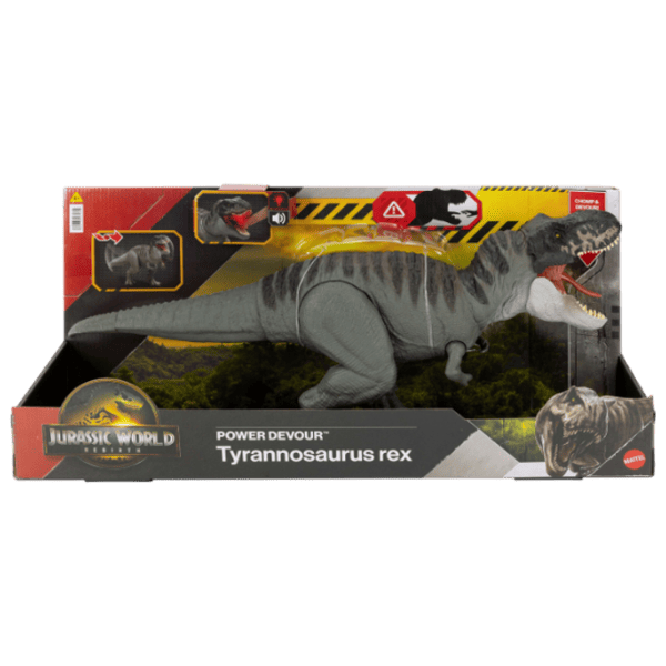 Figurină Spin Master Jurassic World Real FX Roarivores Tyrannosaurus Rex 4+ / Gray photo 2