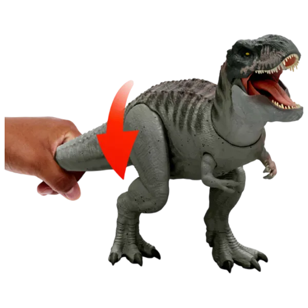 Figurină Spin Master Jurassic World Real FX Roarivores Tyrannosaurus Rex 4+ / Gray photo 3