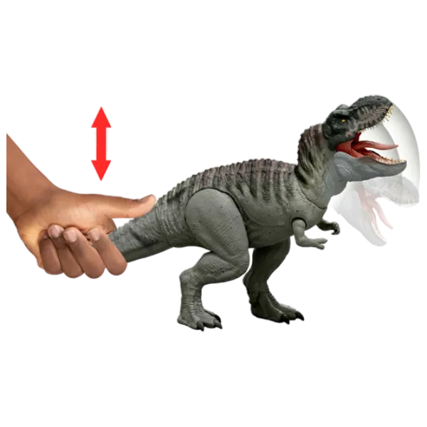 Figurină Spin Master Jurassic World Real FX Roarivores Tyrannosaurus Rex 4+ / Gray photo 5