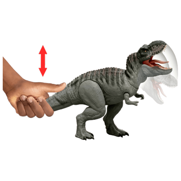 Figurină Spin Master Jurassic World Real FX Roarivores Tyrannosaurus Rex 4+ / Gray photo 5