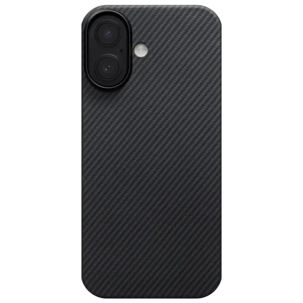 Husă pentru smartphone Apple iPhone 17  Pitaka / MagSafe Back / PC / Gray Black photo 1