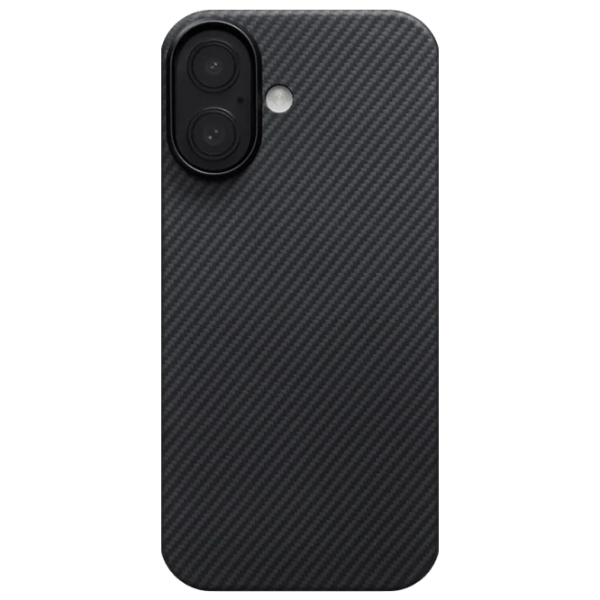 Husă pentru smartphone Apple iPhone 17  Pitaka / MagSafe Back / PC / Gray Black photo 1