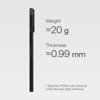Husă pentru smartphone Apple iPhone 17 Pitaka / MagSafe Back / PC / Gray Black photo 3