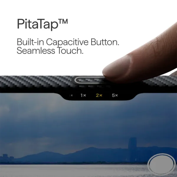 Husă pentru smartphone Apple iPhone 17  Pitaka / MagSafe Back / PC / Gray Black photo 4