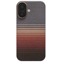 Husă pentru smartphone Apple iPhone 17  Pitaka / MagSafe Back / PC / Sunset