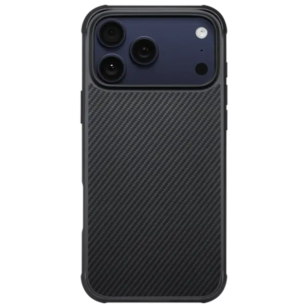 Husă pentru smartphone Apple iPhone 17 Pro Pitaka / MagSafe Back / PC / Gray Black photo 1