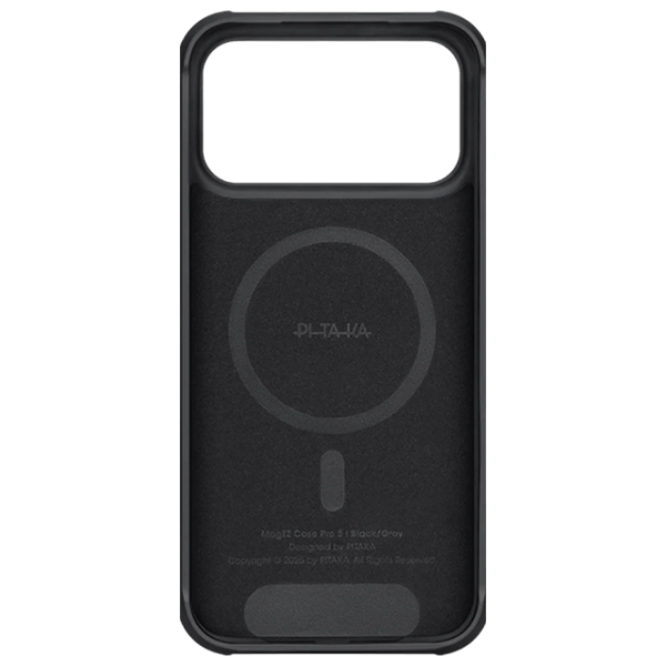 Husă pentru smartphone Apple iPhone 17 Pro Pitaka / MagSafe Back / PC / Gray Black photo 3