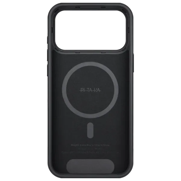 Husă pentru smartphone Apple iPhone 17 Pro Pitaka / MagSafe Back / PC / Gray Black photo 3