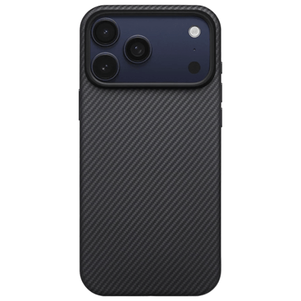 Husă pentru smartphone Apple iPhone 17 Pro Max Pitaka / MagSafe Back / PC / Gray Black photo 1