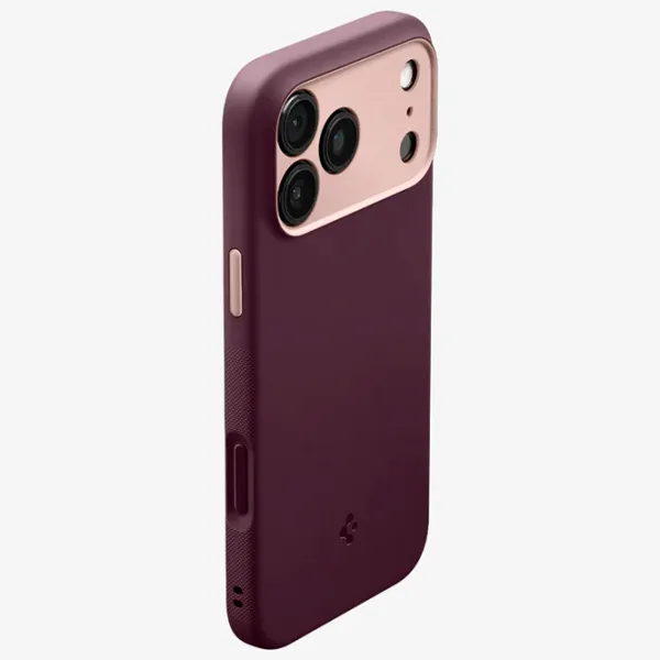 Чехол для смартфона Apple iPhone 17 Pro Max Spigen / MagSafe Back / ТПУ / Beige Бургундия photo 4