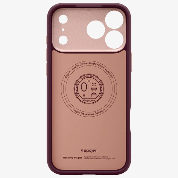 Чехол для смартфона Apple iPhone 17 Pro Max Spigen / MagSafe Back / ТПУ / Beige Бургундия photo 7