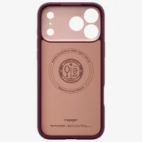 Husă pentru smartphone Apple iPhone 17 Pro Max Spigen / MagSafe Back / TPU / Beige Burgundy photo 7