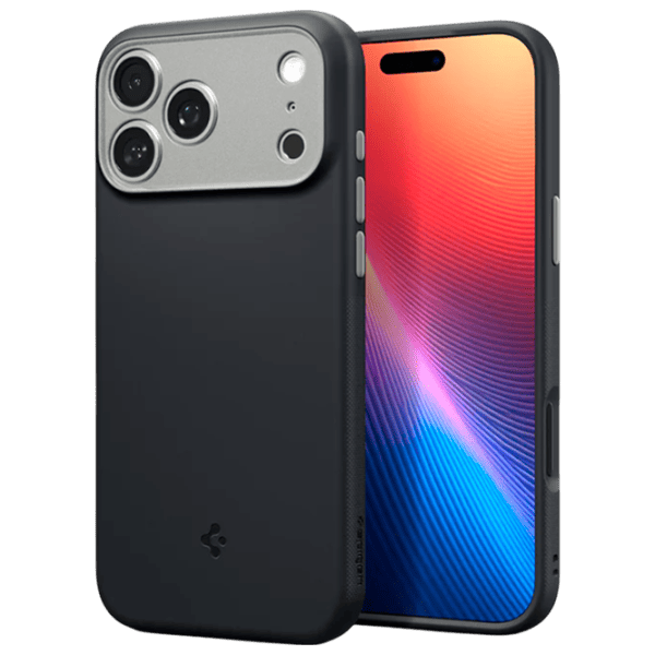 Чехол для смартфона Apple iPhone 17 Pro Max Spigen / MagSafe Back / ТПУ / Серый Черный photo 2