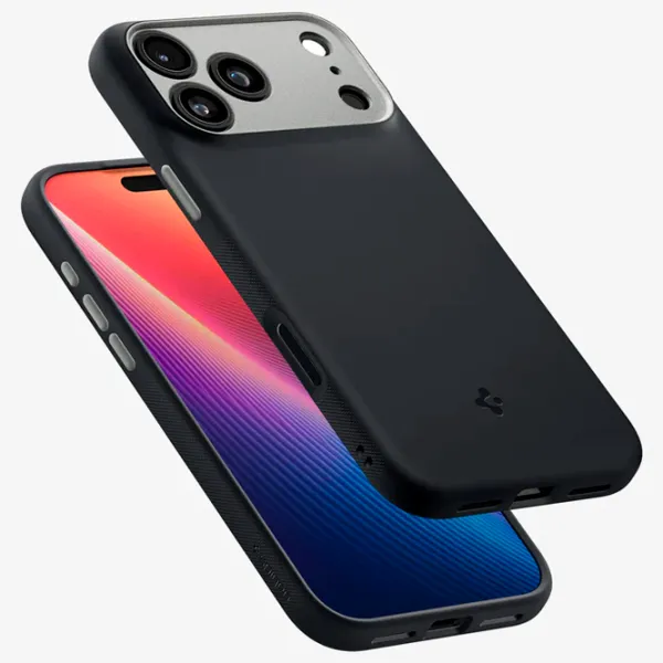 Чехол для смартфона Apple iPhone 17 Pro Max Spigen / MagSafe Back / ТПУ / Серый Черный photo 6