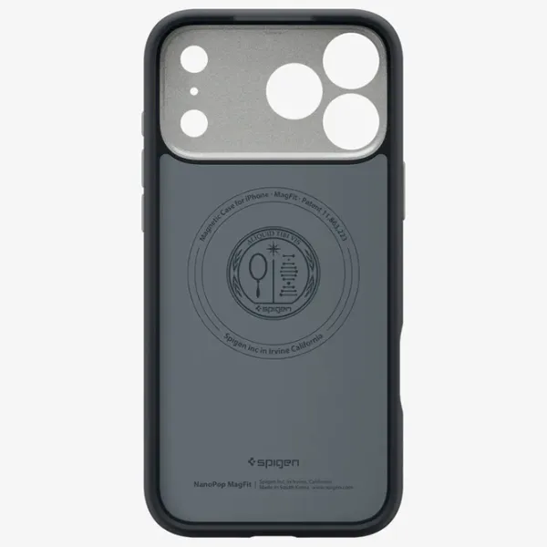 Чехол для смартфона Apple iPhone 17 Pro Max Spigen / MagSafe Back / ТПУ / Серый Черный photo 7