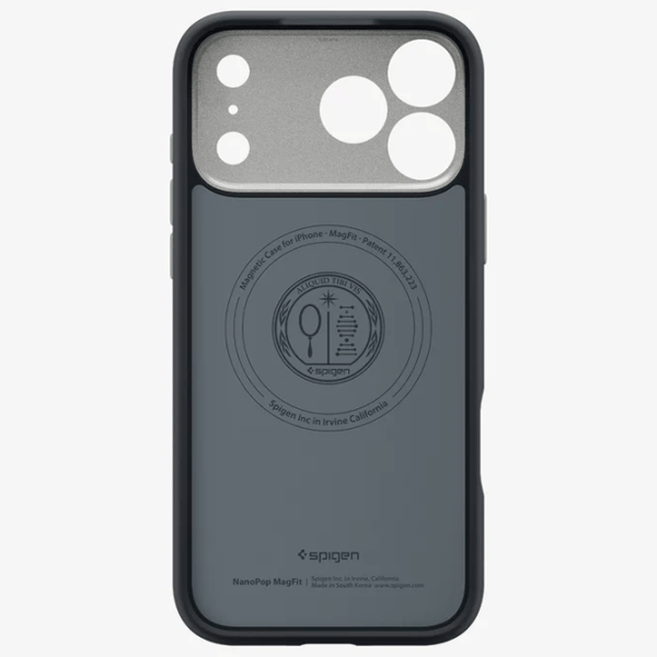 Чехол для смартфона Apple iPhone 17 Pro Max Spigen / MagSafe Back / ТПУ / Серый Черный photo 7