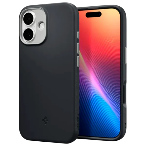 Чехол для смартфона Apple iPhone 17  Spigen / MagSafe Back / ТПУ / Серый Черный photo 3