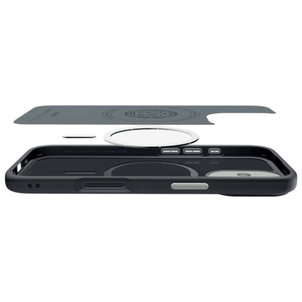 Чехол для смартфона Apple iPhone 17  Spigen / MagSafe Back / ТПУ / Серый Черный photo 5