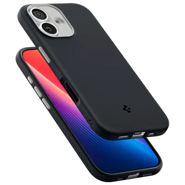 Чехол для смартфона Apple iPhone 17  Spigen / MagSafe Back / ТПУ / Серый Черный photo 6