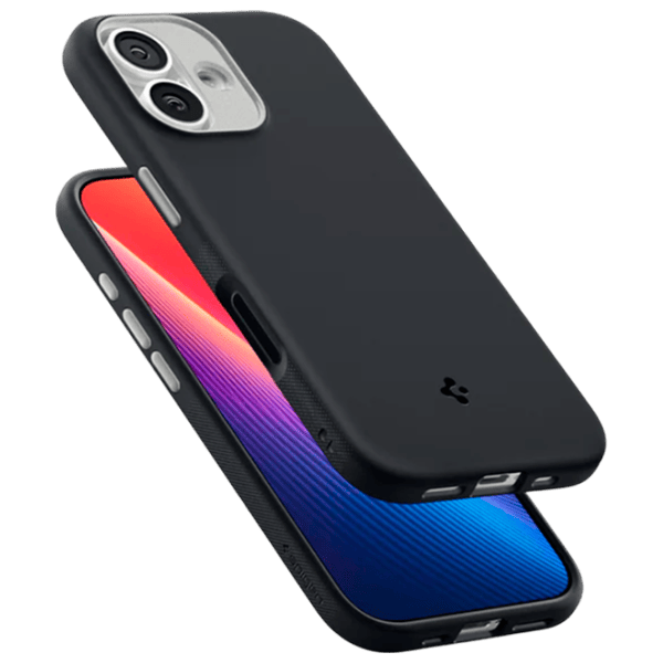 Чехол для смартфона Apple iPhone 17  Spigen / MagSafe Back / ТПУ / Серый Черный photo 6