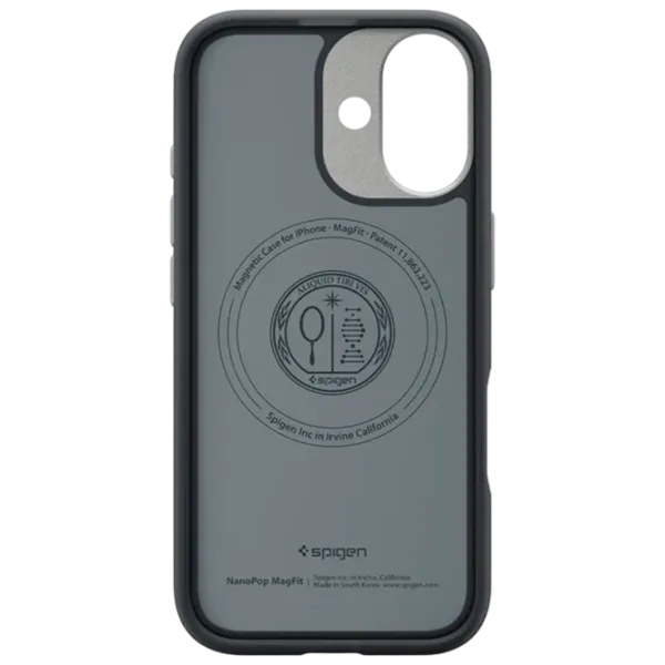 Чехол для смартфона Apple iPhone 17  Spigen / MagSafe Back / ТПУ / Серый Черный photo 7