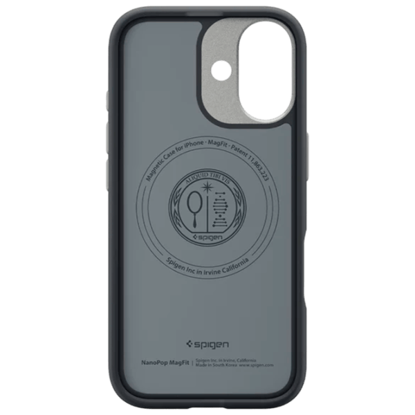 Чехол для смартфона Apple iPhone 17  Spigen / MagSafe Back / ТПУ / Серый Черный photo 7