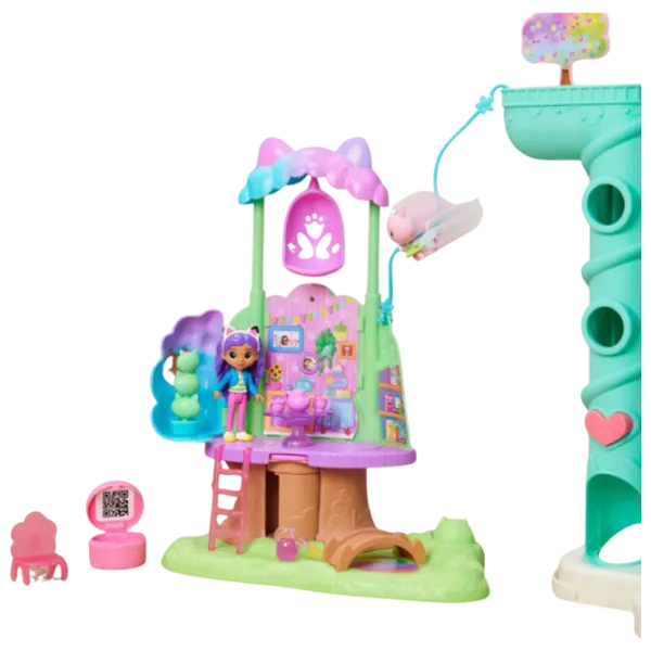 Набор фигурок Spin Master Gabby's Dollhouse Purrfect Treehouse 3+ / Розовый photo 2