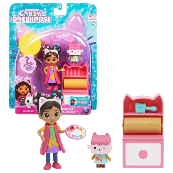 Набор фигурок Spin Master Gabby's Dollhouse Art Studio Gabby 3+ / Розовый photo 1