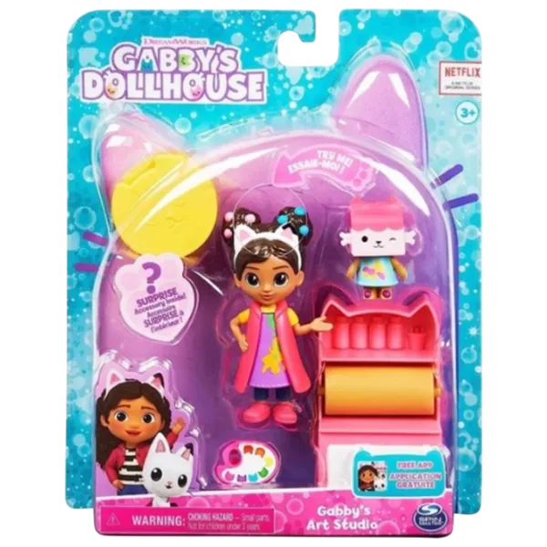 Набор фигурок Spin Master Gabby's Dollhouse Art Studio Gabby 3+ / Розовый photo 7