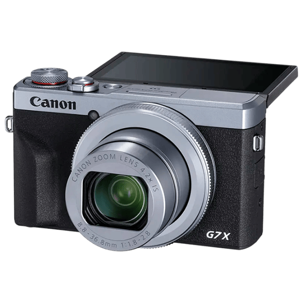 Cameră foto Canon PS G7 X Mark III + Additional Battery Compact CMOS/ Silver photo 2
