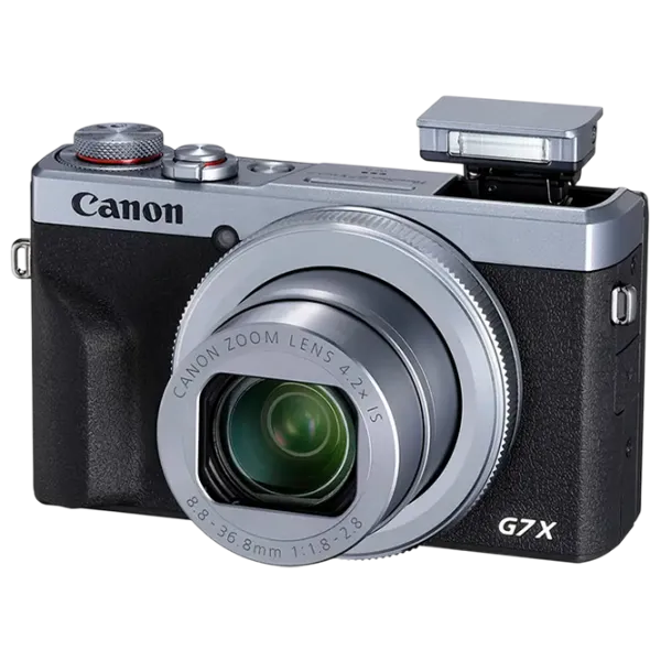 Cameră foto Canon PS G7 X Mark III + Additional Battery Compact CMOS/ Silver photo 3