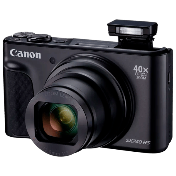 Cameră foto Canon PS SX740 HS Lite Edition Travel Kit Kit CMOS/ Black photo 4