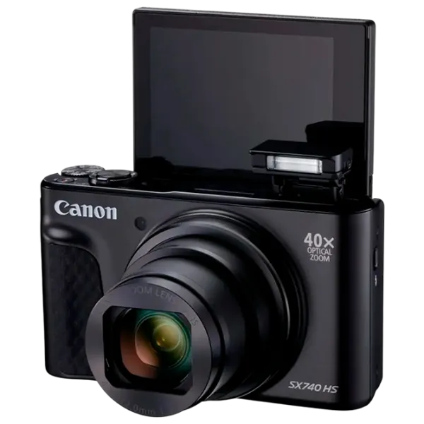 Cameră foto Canon PS SX740 HS Lite Edition Travel Kit Kit CMOS/ Black photo 9