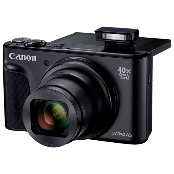 Cameră foto Canon PS SX740 HS Lite Edition Travel Kit Kit CMOS/ Black photo 13