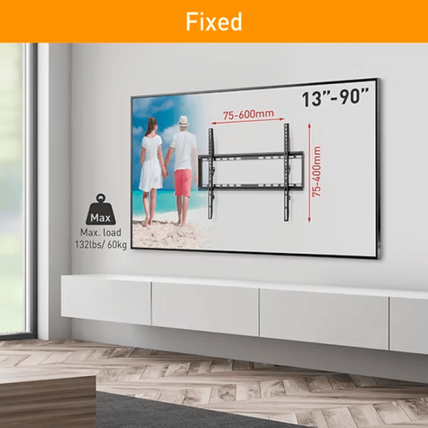 Suport TV Barkan E407 B VESA 600 x 400 mm photo 2