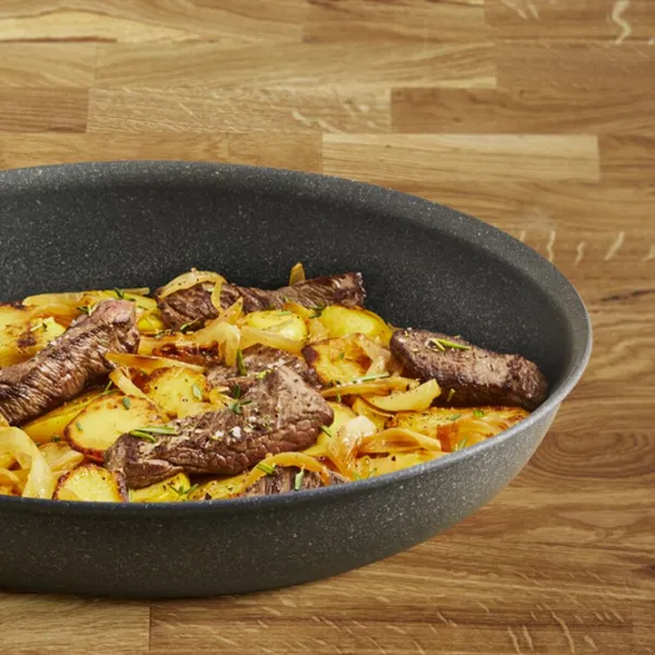 Tigaie Tefal Hard Stone D4560553 Universală / 26 cm / Black photo 4