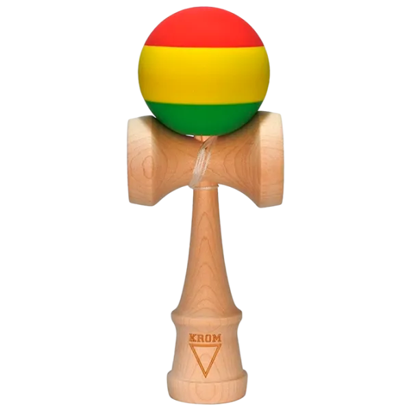 Kendama Noriel Krom Rasta Premium Maple-Rubber Multicolor / 7+ photo 1