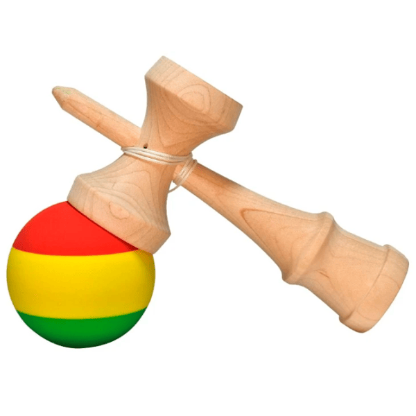 Kendama Noriel Krom Rasta Premium Maple-Rubber Multicolor / 7+ photo 3